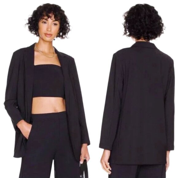 Theory Jackets & Blazers - 😮NWT - THEORY Casual Blazer K - Sz 2 - MSRP $440 Precision Ponte Black L0827114